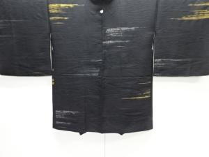 大正ロマン　霞模様織り出し一つ紋羽織